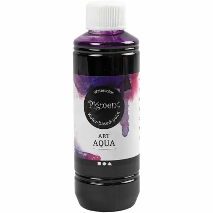 Nestemäinen vesiväri, punavioletti, 250 ml / 1 pullo.